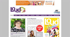 Desktop Screenshot of loudmag.co.uk